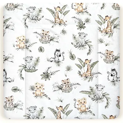 Produktbild von Baby Wickelauflage 70x70cm (BxT) Wickeltischauflage Auflage für Wickeltisch, Safari