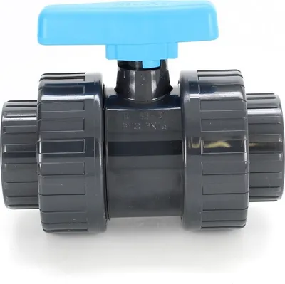 Obrázek produktu pro Kulový dvoucestný ventil z PVC - 63 mm