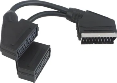 Produktbild von Schwaiger Scart Y-Verteiler Schwarz