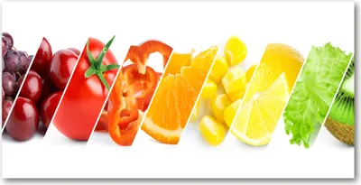 Produktbild von Tulup Glas-Bild -140x70- Wandkunst Dekorative Wand für Küche & Wohnzimmer - Essen & Getränke - Obst Gemüse - Mehrfarbig