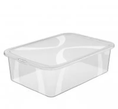 Produktbild von ROTHO Box Lona mit Deckel, aus Polypropylen, Maße: 42 x 11,5 x 35 cm