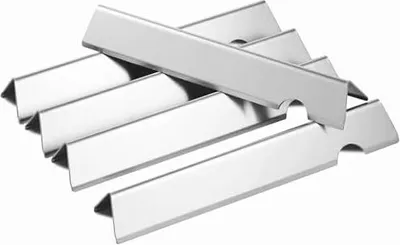 Produktbild von 66032 Flavorizer Bars Ersatz für Weber Genesis II/LX 300, 66795 Aromaschienen für Weber Genesis GS4 II LX E/S-340 E-310 E-315 E-335 E-330 S-335 Grills,Hitzeschild Ersatz für Weber Genesis II 310/335