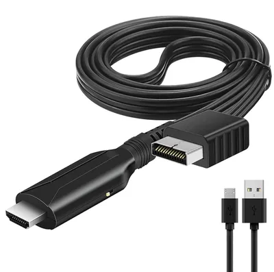 Produktbild von GERUI HDMI-Adapter-Kabel für PS2 zu HDMI-Video-Konverter für Spielekonsolen