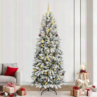 Immagine prodotto di Albero di Natale artificiale con 300 LED bianchi 93 x 93 x 240 cm