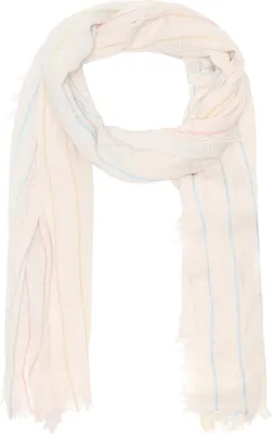 Produktbild von Cartoon Sommer Schal mit Streifenmuster aus Materialmix, 210 x 100 cm
