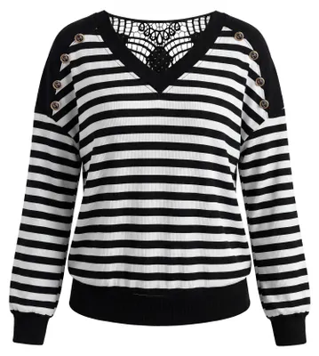 Image de Chemise pour femmes DULCEY - noire, taille M