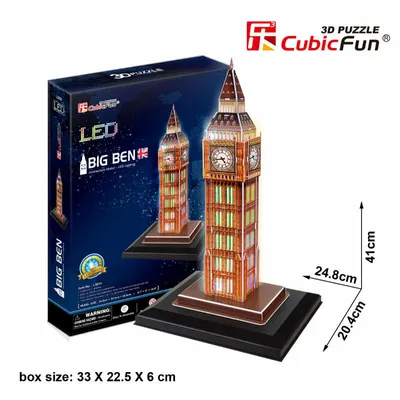 Image de CubicFun Cubic Fun 3d Puzzle Big Ben LED