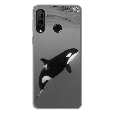Produktbild von MuchoWow® Handyhülle Schutzhülle Hülle für Huawei P30 Lite Orca - Wasser - Tiere Silikon Softcase Handy Hülle - Handyhülle