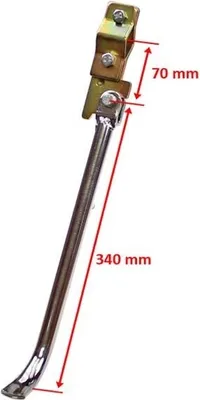 Produktbild von Seitenständer Enduro MX side stand chrom universal 40 cm custom