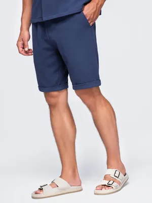 Produktbild von OMBRE Shorts 100% Baumwolle V-1 OM-SRCS-0207 navy M