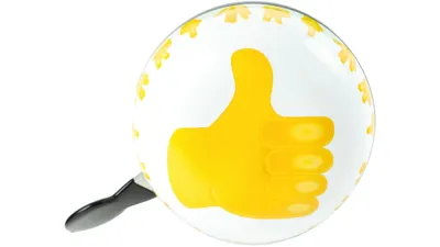 Immagine prodotto di Campana in acciaio WIDEK "Ding Dong Emoticons", Ø 80 mm, pollice in su