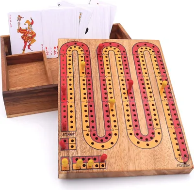 Produktbild von Cribbage - tolles, spannendes Kartenspiel für 2 Personen aus Holz