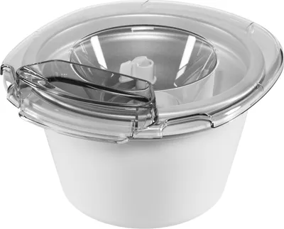 Produktbild von Kenwood Eisbereiter KAX71.000WH, 1L Fassungsvermögen, Weiß, Kunststoff, für Eis, Sorbet & Frozen Yoghurt, schnelle Eisherstellung (30 Min), spülmaschinengeeignet, passt in Gefrierschublade, B 287.1mm T 242.9mm H 163.7mm, kompatibel mit Kenwood Chef & Chef XL Küchenmaschinen