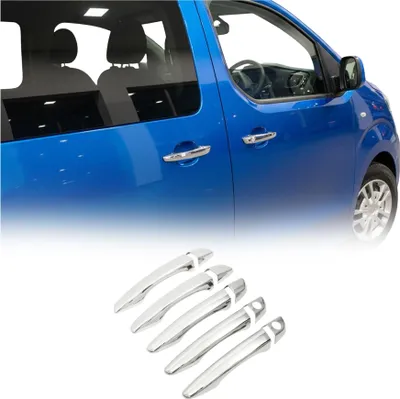 Image de Couverture de poignée de porte pour Citroen Jumpy 2016-2025 chromé double porte