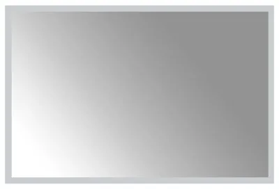 Image de Miroir de salle de bain LED vidaXL, transparent, 60 x 40 cm, en verre trempé