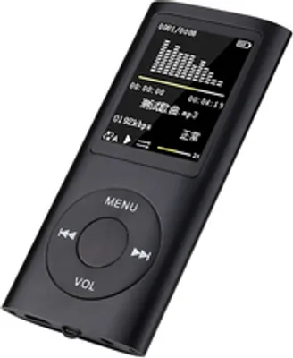 Produktbild von Lecteur MP3/MP4 und Fotobetrachter, E-Book-Reader und Radio FM wird mit 32G-Speicherkarte geliefert(schwarz)