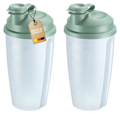 Image de Westmark 2 Shaker à vinaigrette « Mixery », 0,5 l, vert menthe 243522EM