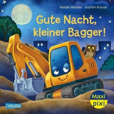 Obrázek produktu pro Maxi Pixi 485: VE 5: Gute Nacht, kleiner Bagger (5 Exemplare)