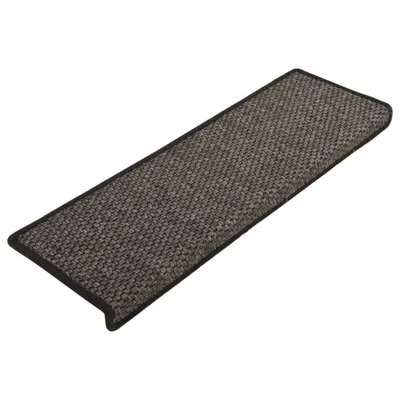 Immagine prodotto di Tappeti Autoadesivi Scale Aspetto Sisal 15pz 65x21x4 Antracite
