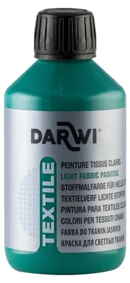 Image de Darwi - Darwi peinture textile Tex, 250 ml, vert foncé