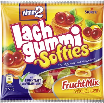 Produktbild von nimm2 Lachgummi Softies Fruchtmix, 225g