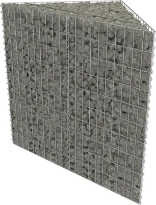 Produktbild von vidaXL Gabionen-Hochbeet Verzinkter Stahl 75×75×100 cm