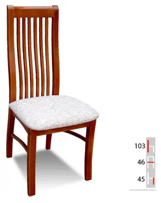 Obrázok produktu pre Massivholz Stuhl Esszimmerstuhl Designer Leder Stuhl Stühle Esszimmerstühle K14
