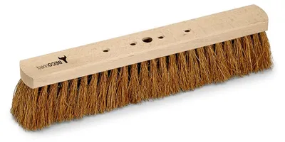 Produktbild von Beconnect Saalbesen Naturkokos 60 cm Stubenbesen Stubenfeger Stubenkehrer Hallenbesen Hallenfeger
