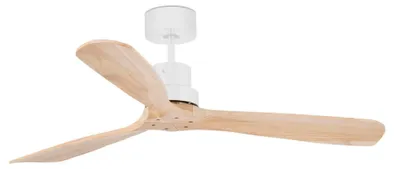 Immagine prodotto di Ventilatore da soffitto a risparmio energetico con telecomando Lantau Bianco / Pino 132 cm