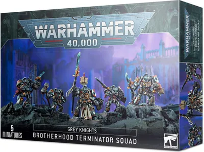 Obrázok produktu pre W40k: Grey Knights - Brotherhood Terminator Squad (5 figúrok)