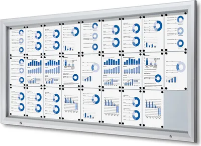 Produktbild von Showdown Displays Schaukasten Premium für Außen - 27x DIN A4