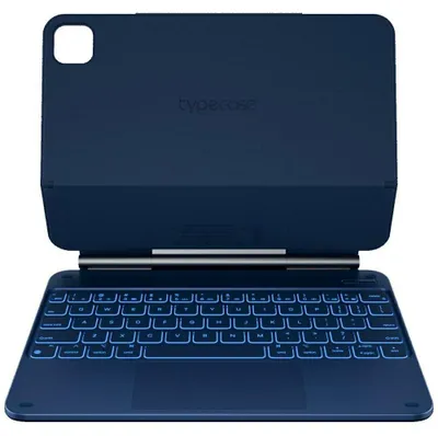 Zdjęcie produktu dla Etui Typecase Edge Z Klawiaturą Do Ipad Air 11" 2024/2025 Błękitny Pacyfik