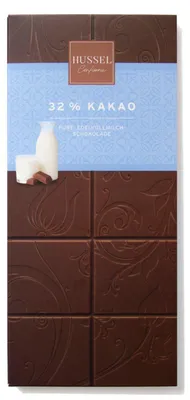 Produktbild von Hussel 32% Kakao Edelvollmilch-Schokolade, 80g