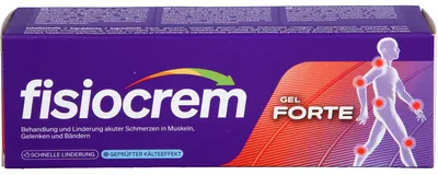 Image de Fisiocrem Gel Forte, gel pour le traitement des douleurs aiguës des muscles, des articulations et des ligaments, 50 ml