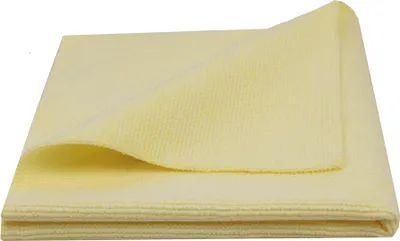 Produktbild von lunar. premium cleaning 3 Stück Mikrofaser-Putztuch Silikonfrei 40x40cm gelb 300 g/m² Reinigungstücher Präsentbox zur professionellen Autopflege Hausreinigung
