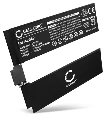 Produktbild von CELLONIC 1x Akku für Tablet Kompatibel mit Apple iPad Pro 11 - A1980, iPad Pro 11 - A1934, iPad Pro 11 - A2013, A2042 - (7700mAh, 3.8V)