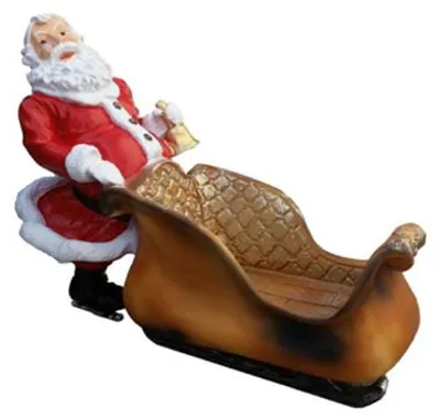 Immagine prodotto di Weihnachtsmann Figur Statue 50 cm Deko Figuren Dekoration Nikolaus Skulptur