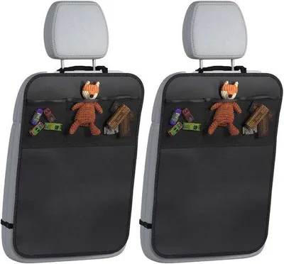 Produktbild von Unyqoos® Wasserdichte Autositzschoner für Kinder – 2er-Set, pflegeleichter Rückenlehnenschutz mit universeller Passform