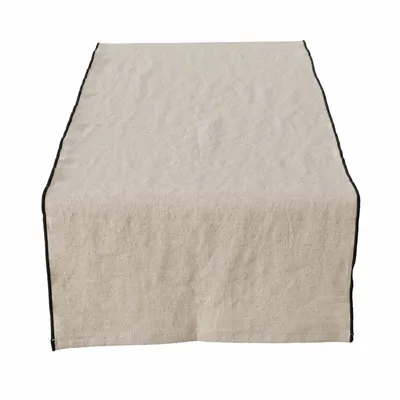 Zdjęcie produktu dla Ozdobny bieżnik z lamówką JANEA, 40 x 140 cm