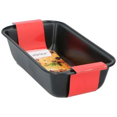Image de Alpina moule à gâteau 25X13X6 Cm Noir