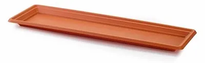 Produktbild von Plasticforte Pflanzgefas Wasserauffangschale - terrakotta - rechteckig - 59 x 19 cm - Blumenkasten