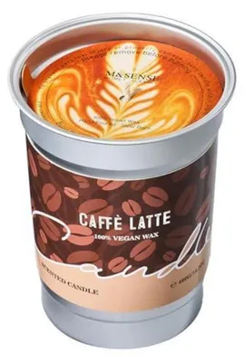 Obrázok produktu pre Vôňová sviečka Coffee Latte, 460 g, sójový vosk, doba horenia až 99 hodín