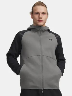 Zdjęcie produktu dla Under Armour Unstoppable Fleece Zip Pullover Grey M / Regular Man Grey M