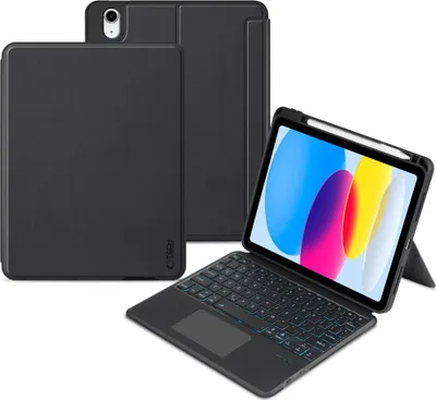 Zdjęcie produktu dla Etui Tech-Protect z Klawiaturą DO iPad 10.9" 2022 2025 Czarne