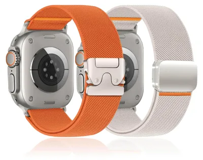 Productafbeelding van Elastische Nylon Sportband voor Apple Watch Ultra 49mm 46mm 45mm 44mm