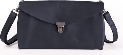 Produktbild von HAROLD'S Leder Umhängetasche Fold Handbag Clutch Dark Blue dunkelblau