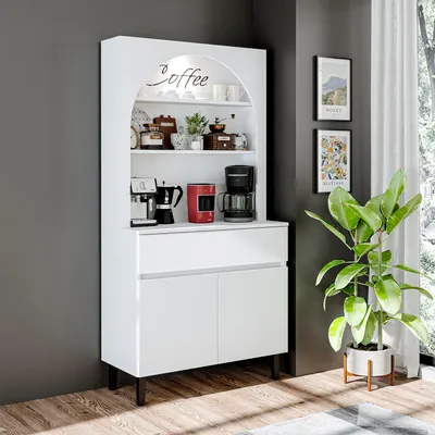 Produktbild von Roomart VENEDIK Küchenschrank 90 cm breit, Weiß