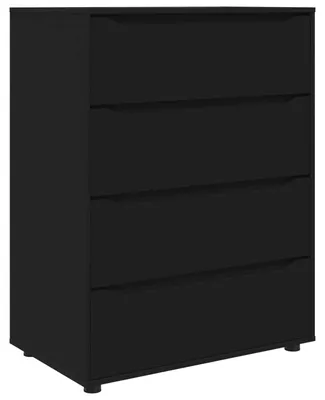 Obrázek produktu pro vidaXL Úložné skříně Černé 80 x 48 x 105 cm Dřevotřísková deska