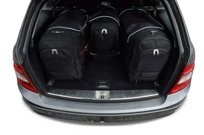 Produktbild von Mercedes-Benz C Kombi 2006-2014 Kofferraumtaschen Set 4 Stk
