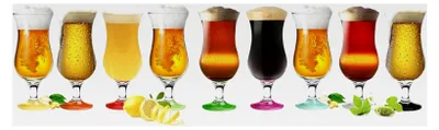 Produktbild von 6 Cocktailgläser 480ml Hurricane Cocktailglas Longdrinkgläser